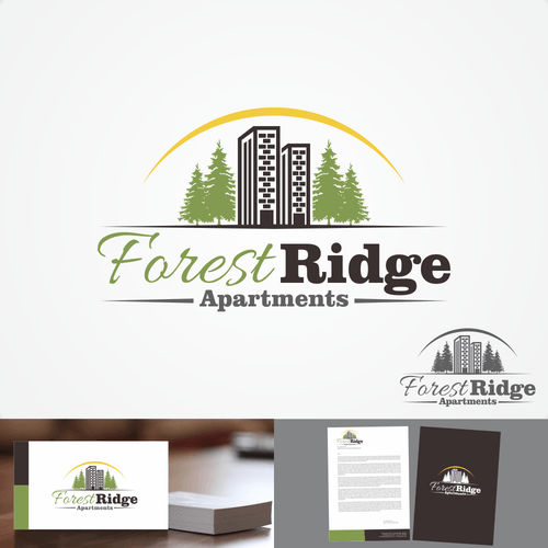 Apartment Logo - Two story apartment complex logo | Logo design contest