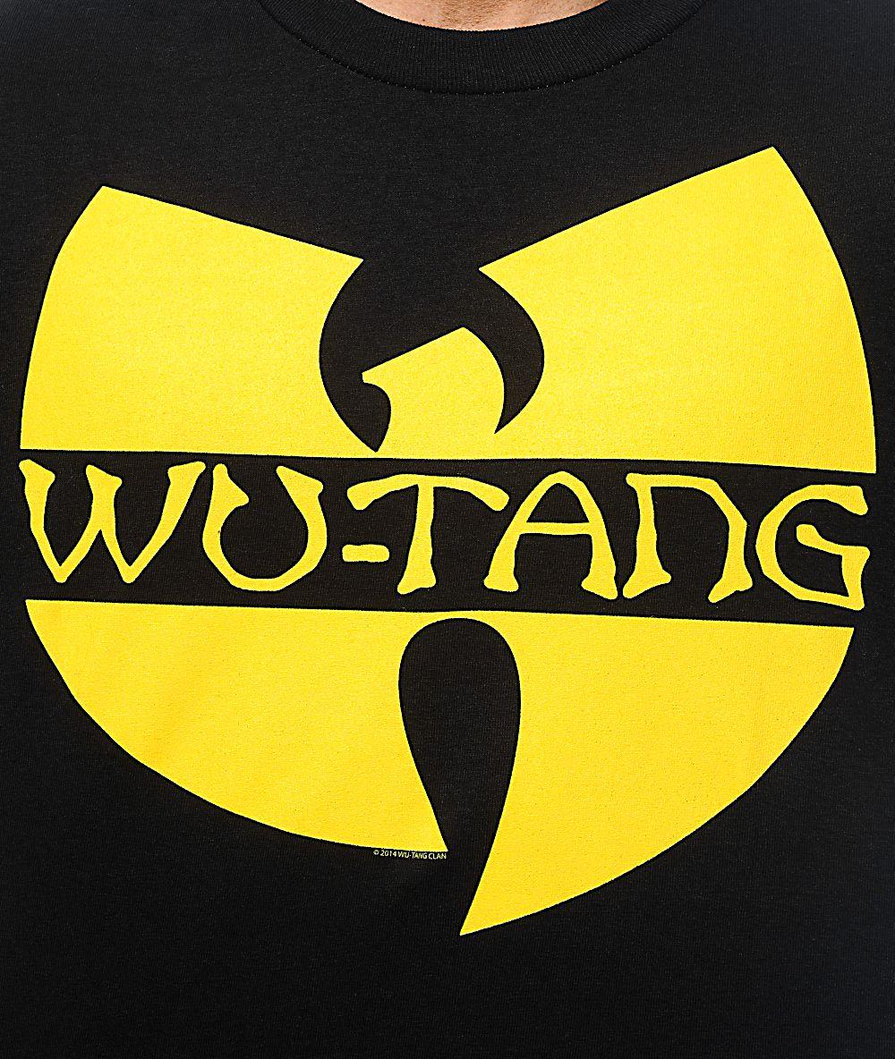 Tang Logo - Wu-Tang Logo Black T-Shirt