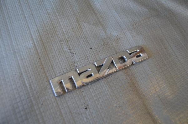 Miata Logo - Mazda logo chrome emblem decal MAZDA 3 6 MIATA RX7 RX8 MX5 (Fits: Mazda)  *FAST*