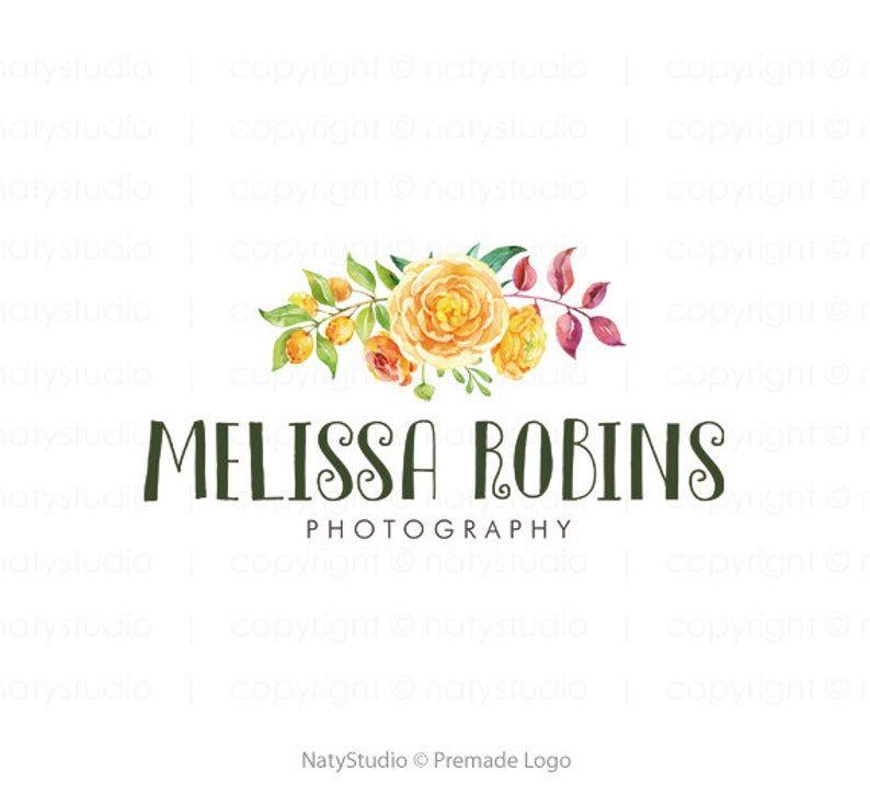 Fiori Logo - Premade fiori logo acquerello logo fotografia logo marchio floreale  business logo design del logo