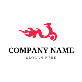 Red Flame Logo - Free Flame Logo Designs | DesignEvo Logo Maker