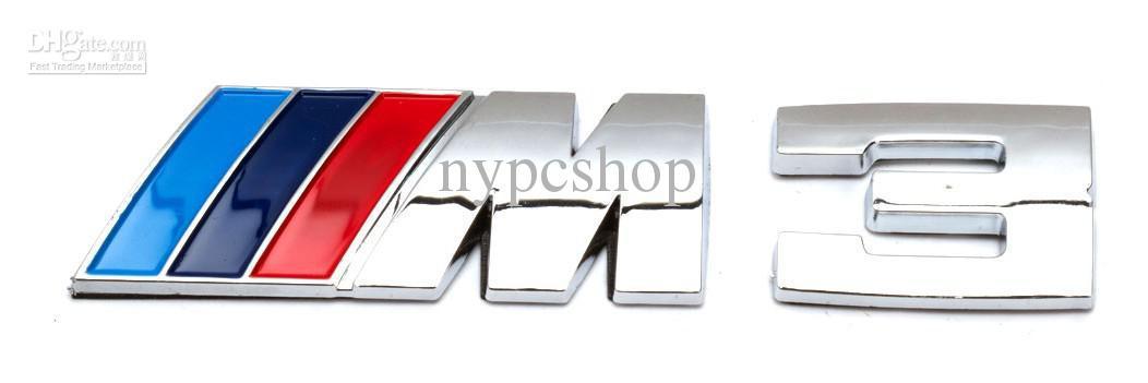 BMW M3 Logo - BMW M3 CHROME TRUNK SPORT STYLE EMBLEM LOGO BADGE Car Badge List Car ...