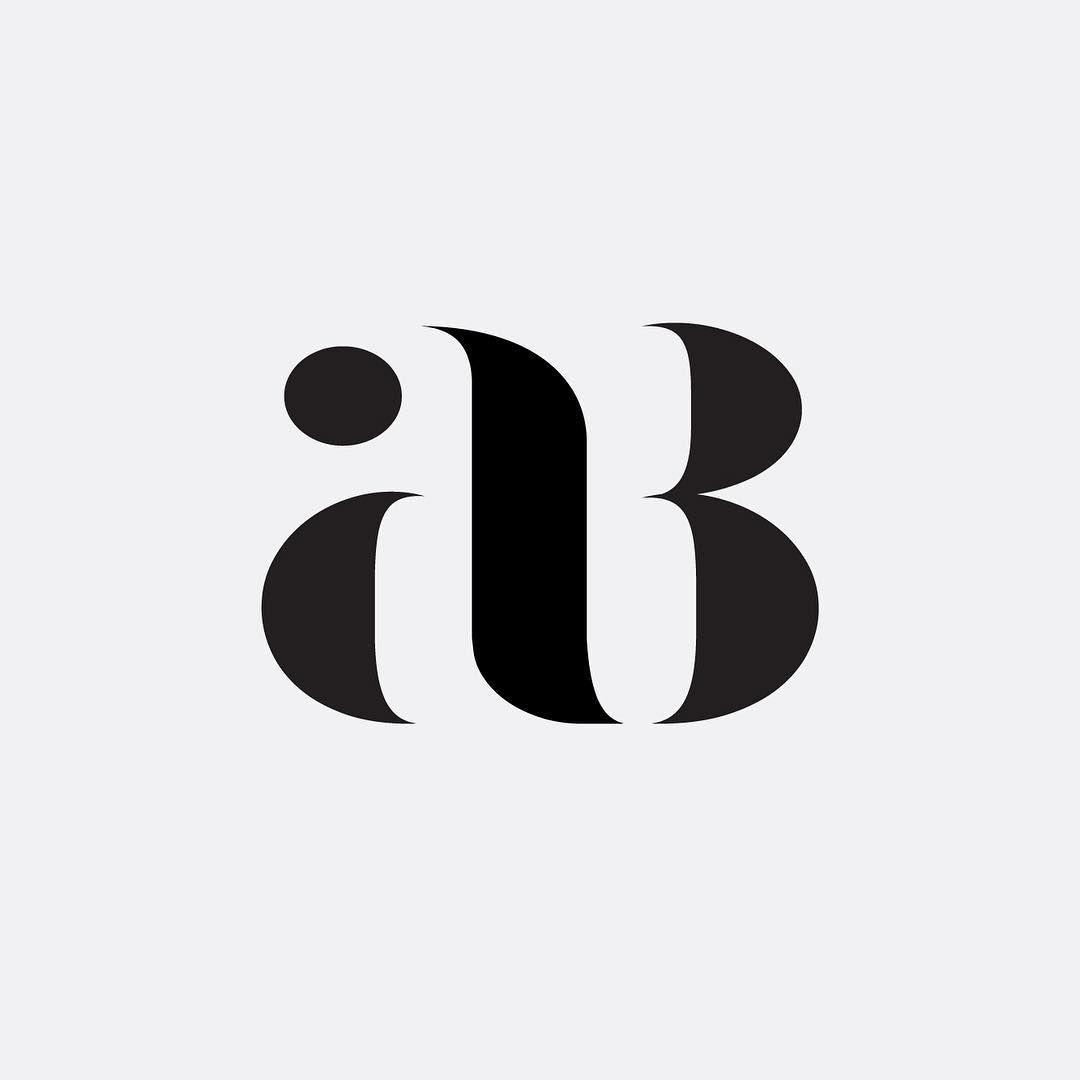 AB Logo - AB” Monogram Project by Hope Meng on | Logos / Initials | Logo ...