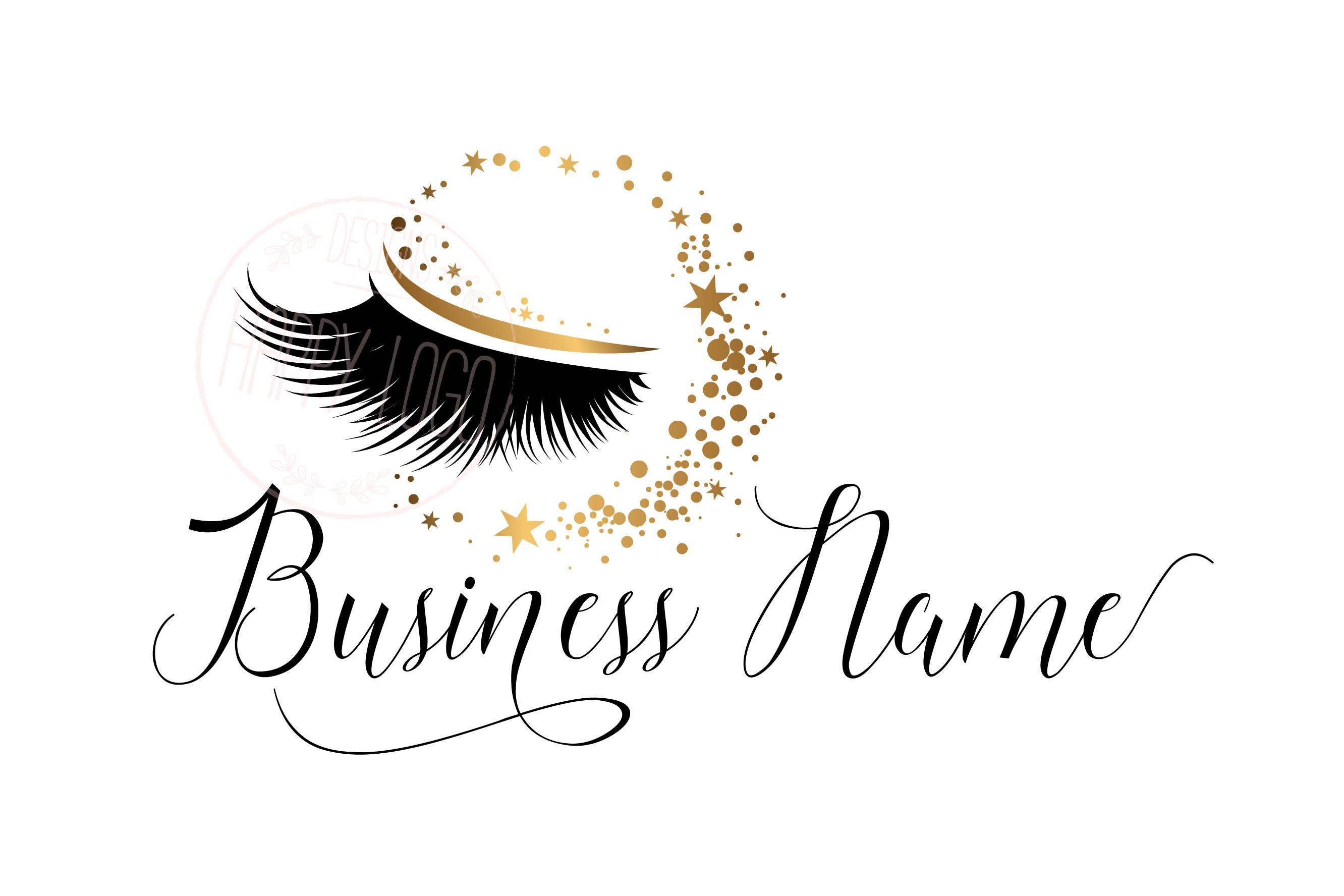 Glitter Logo - DIGITAL Custom logo design , lash glitter logo, lash beauty logo, makeup  logo, gold lashes logo design, gold beauty logo, design lashes