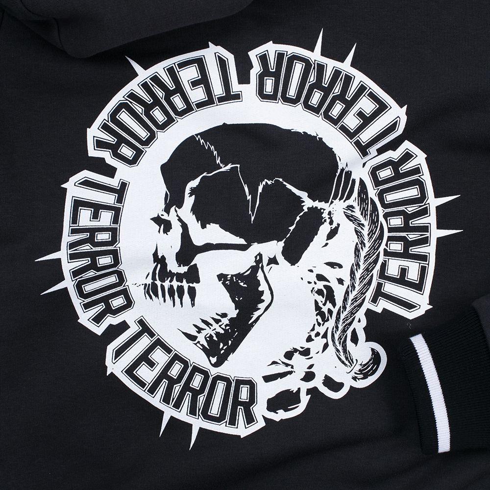 Circle Lady Logo - Terror Lady Hooded Zipper Circle of Death | 100% Hardcore