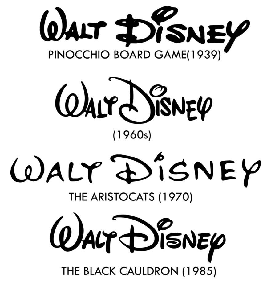 Old Walt Disney Logo