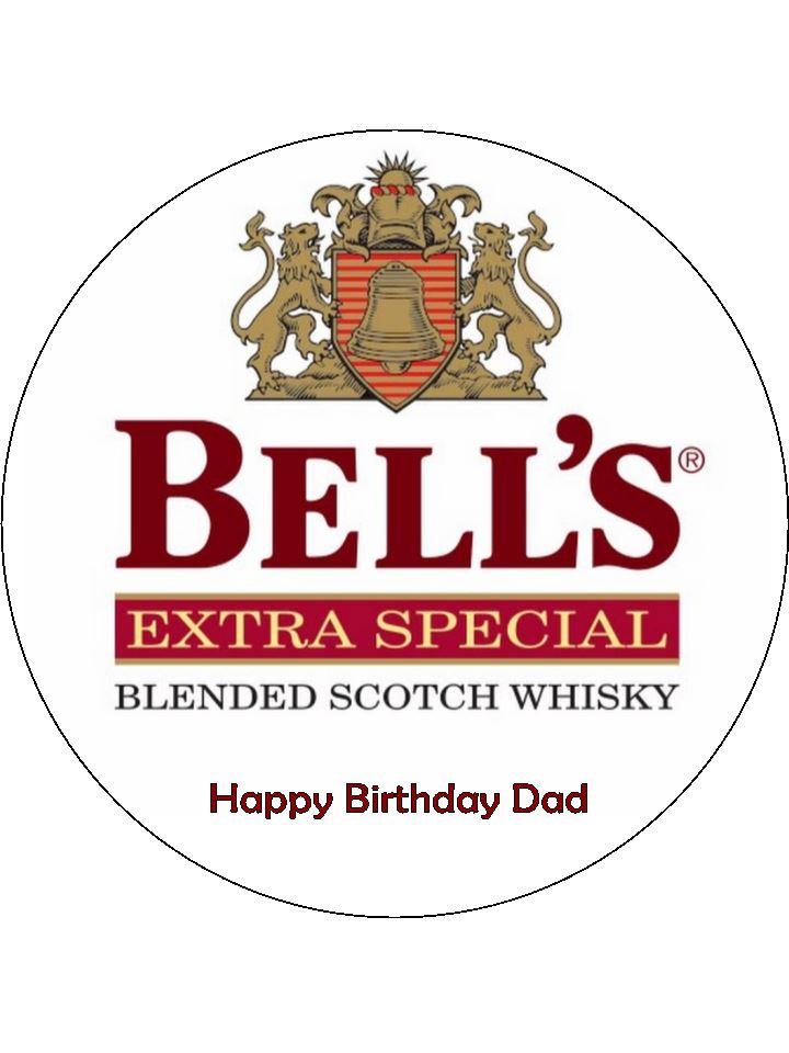 Whisky Logo - Bell's Whisky Logo Edible Icing Cake Topper – the caker online