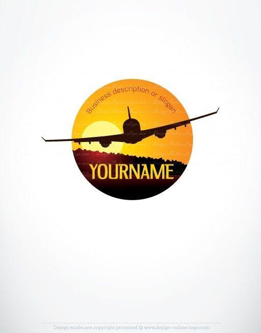 Cargo Logo - Exclusive Design: Cargo plane logo + Compatible FREE Business Card