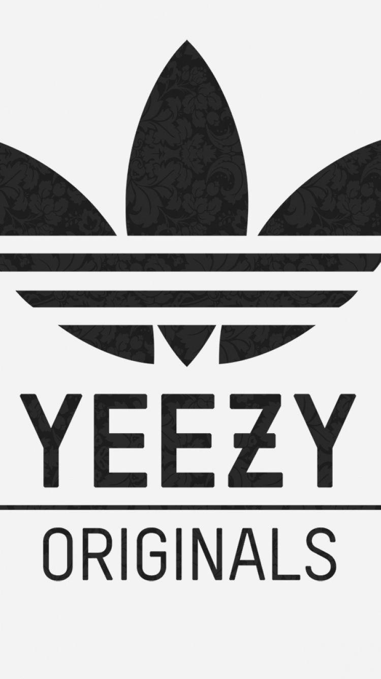 Yeezy Logo - Download Wallpaper 750x1334 Adidas, Yeezy, Logo iPhone 6 HD ...