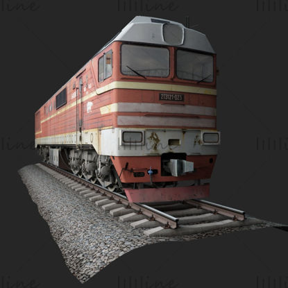 Train 3D model