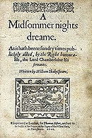 A Midsummer Night's Dream