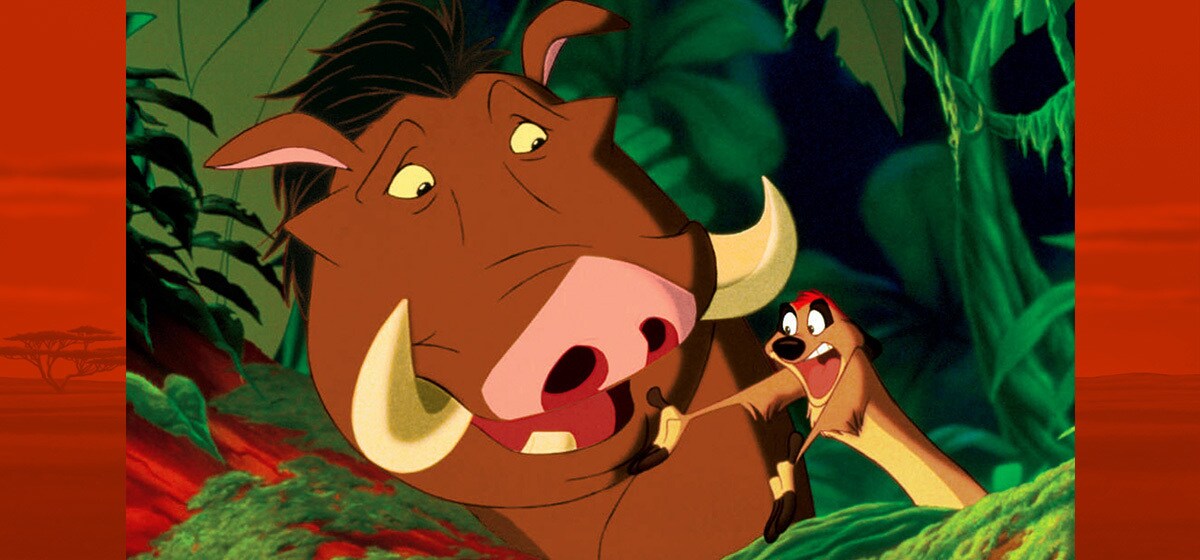 Nathan Lane (Timon) and Ernie Sabella (Pumbaa) in "The Lion King"