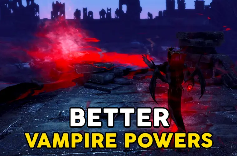 vampire powers mod skyrim