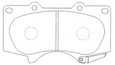 BKD30979(CERAMIC) - HILUX, 4 RUNNER 04-, LAND C.PRADO, REVO 16- ............152336