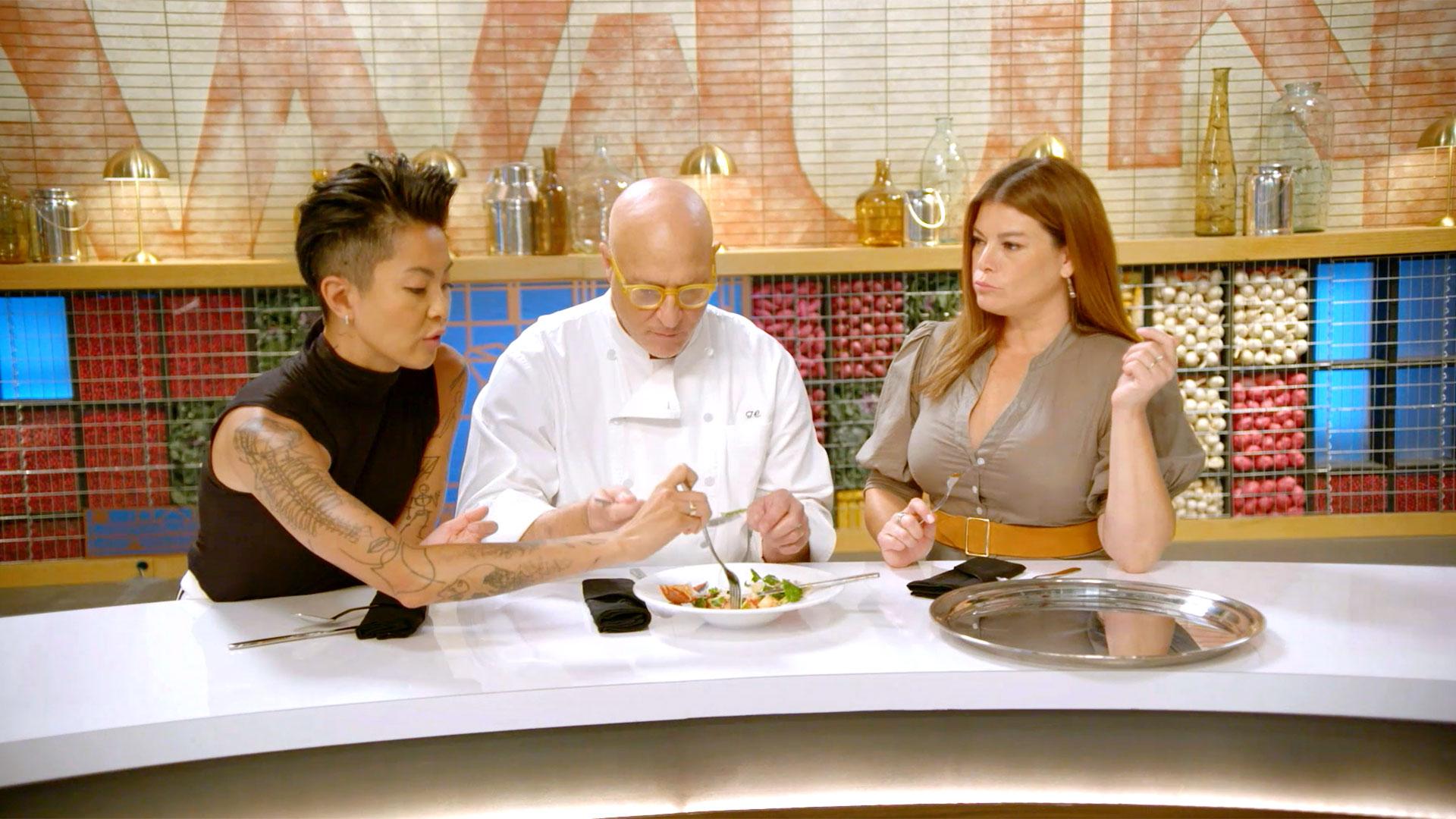 Gail Simmons and Kristen Kish in Lay It All on the Table (2024)