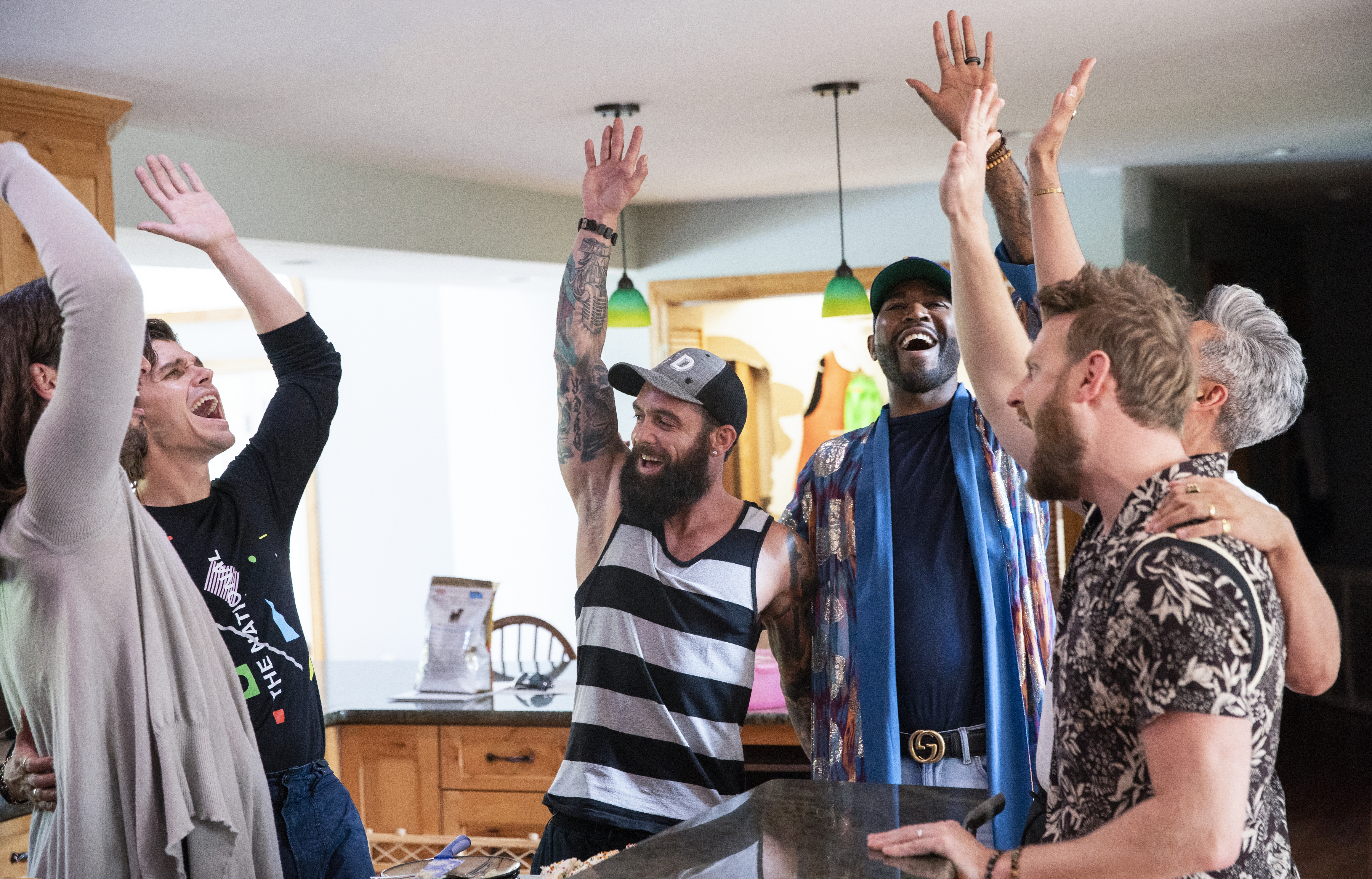 Karamo Brown, Ryan Dyer, Antoni Porowski, and Bobby Berk in Queer Eye (2018)