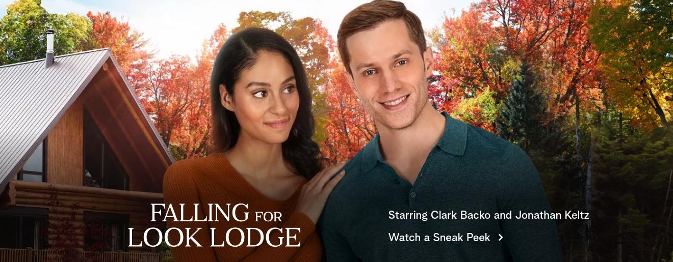 Jonathan Keltz and Clark Backo in Love at Look Lodge (2020)