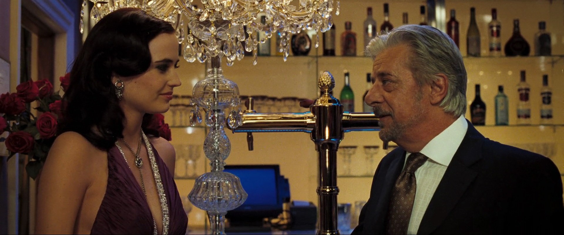 Giancarlo Giannini and Eva Green in Casino Royale (2006)