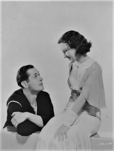 Dorothy Jordan and Robert Montgomery in Shipmates (1931)