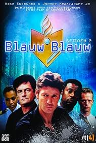 Rick Engelkes, John Kraaijkamp Jr., Pim Veth, John Williams, and Manoushka Zeegelaar Breeveld in Blauw blauw (1999)