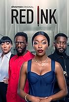 Kwenzo Ngcobo, Lorcia Cooper, Bonko Khoza, and Nqobile Khumalo in Red Ink (2024)