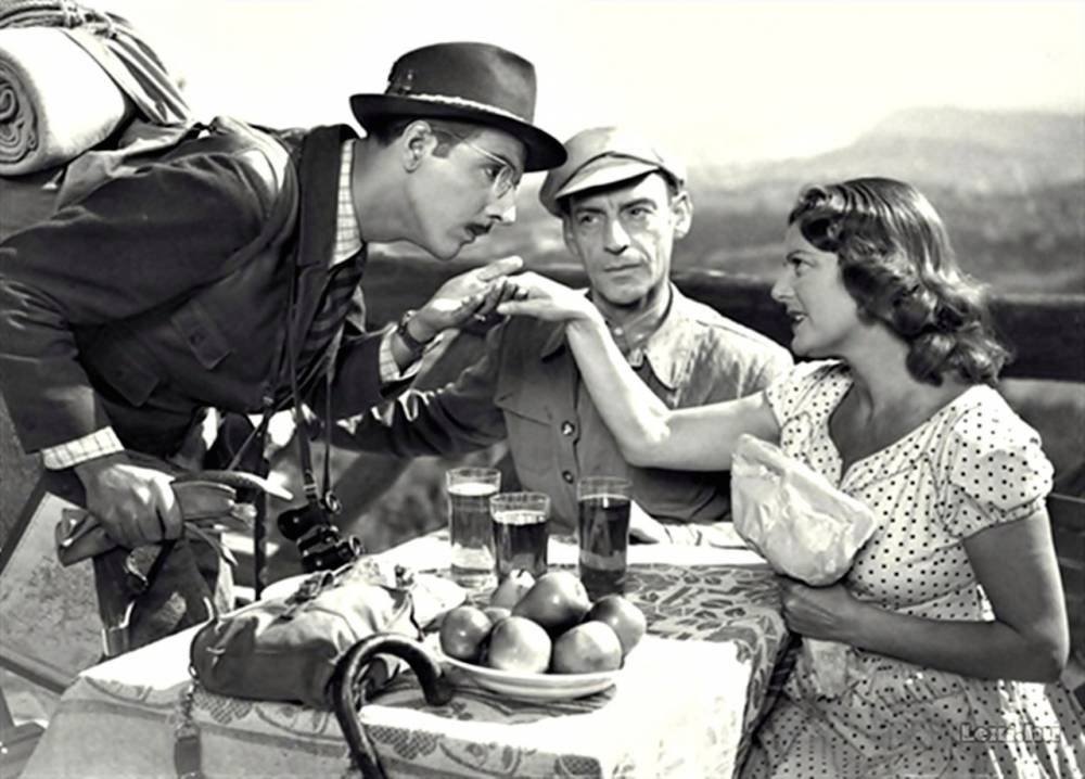 Tivadar Horváth, Kálmán Latabár, and Ida Turay in Állami áruház (1953)