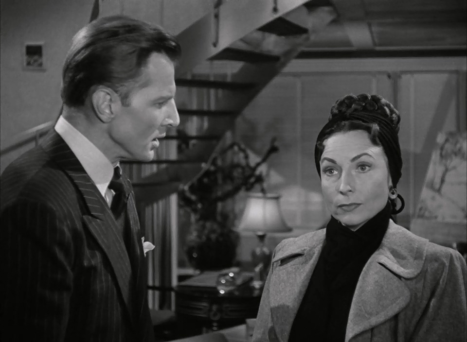 Agnes Moorehead and Bruce Bennett in Dark Passage (1947)