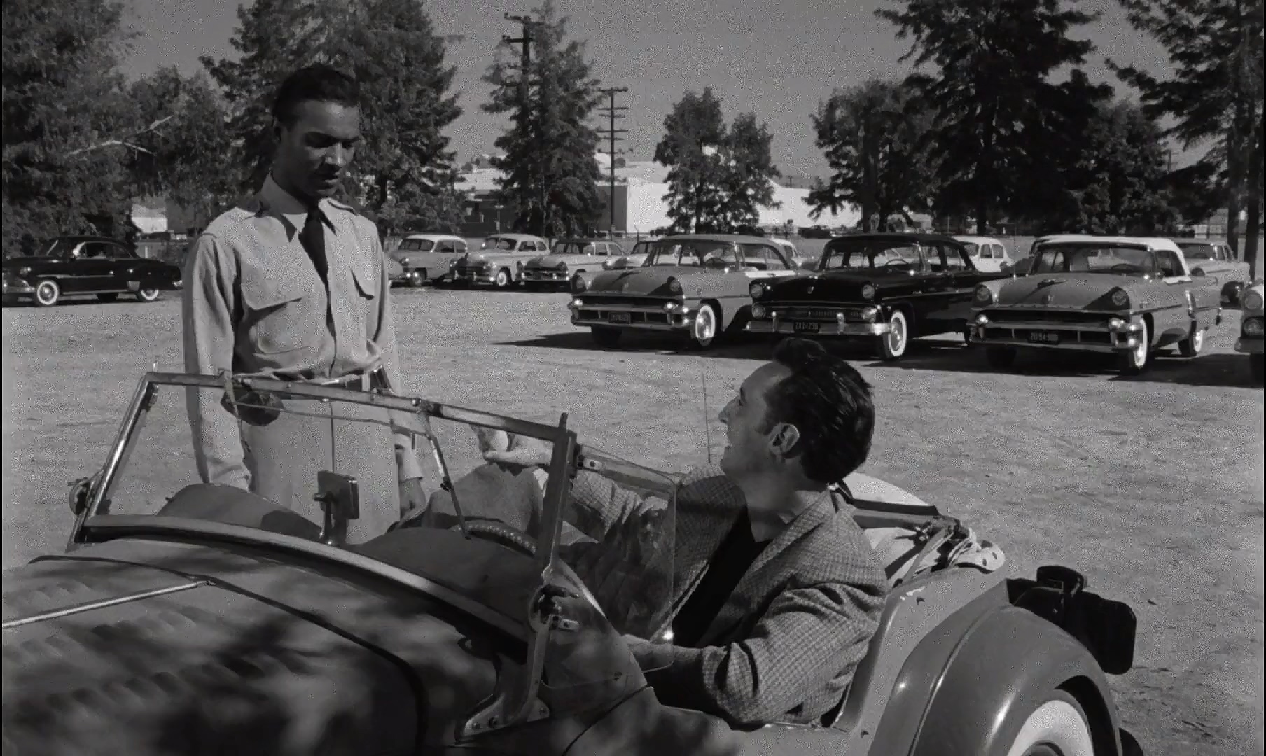 Timothy Carey and James Edwards in The Killing (1956)