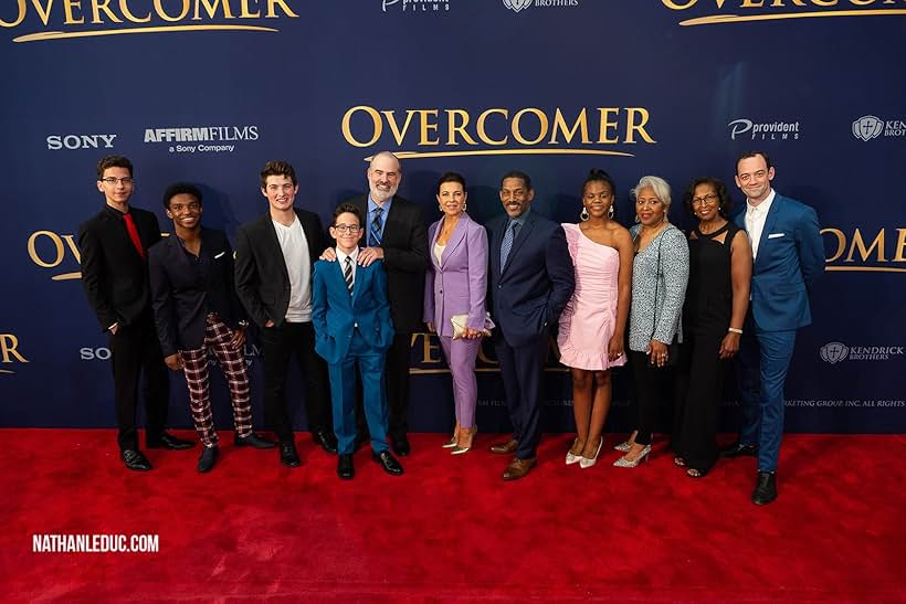 Cameron Arnett, Aryn Wright-Thompson, Alex Kendrick, Shari Rigby, Tina Witherby, Myke Holmes, Denise Armstrong, Jared Staley, Caleb Kendrick, Christian Anderson, and Jack Sterner in Overcomer (2019)