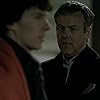 Rupert Graves and Benedict Cumberbatch in Sherlock (2010)