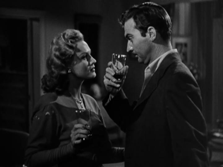 Virginia Mayo and Zachary Scott in Flaxy Martin (1949)