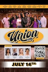 Shar Jackson, Tommy Davidson, Ernest Thomas, Lil Bruce, Monroe Alise, Kim Graves, Niki Moore, Terrell Brown, Timothy C. Williams II, Ashlin Teague, Ryheem Johnson, and Raven Charles in Union: Sitcom (2023)