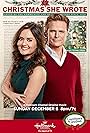 Danica McKellar and Dylan Neal in Christmas She Wrote (2020)