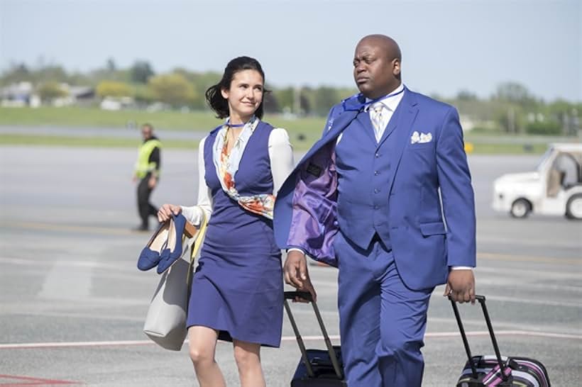 Nina Dobrev and Tituss Burgess in Then Came You (2018)