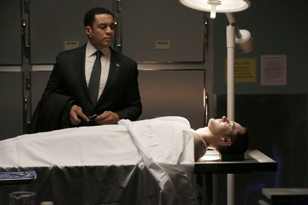 Harry Lennix and Ryan Eggold in The Blacklist (2013)