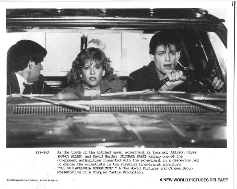 Nancy Allen and Michael Paré in The Philadelphia Experiment (1984)