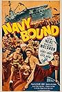 John Abbott, Murray Alper, Paul Bryar, Tom Neal, Regis Toomey, and Wendy Waldron in Navy Bound (1951)