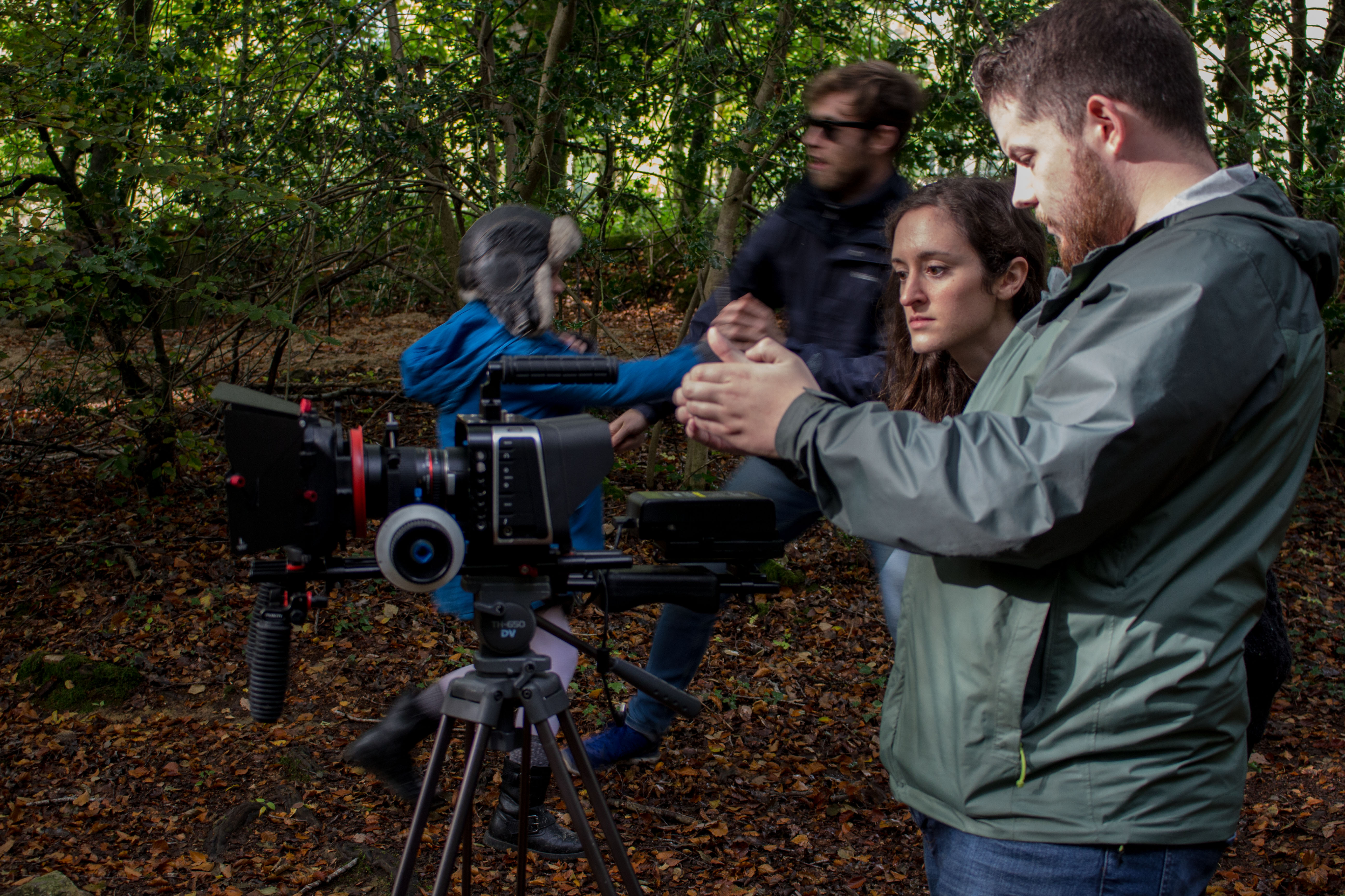 Elynia Betts, Niall Coley, Peter James Melrose, and Poppy Caraher in Maeve and the Moon (2017)