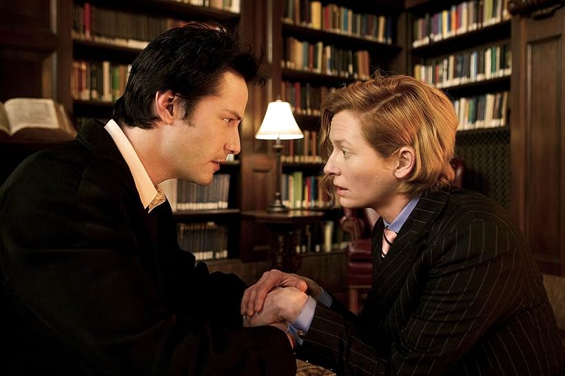 Keanu Reeves and Tilda Swinton in Constantine (2005)