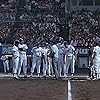 Tom Selleck, Dennis Haysbert, and Ken Takakura in Mr. Baseball (1992)