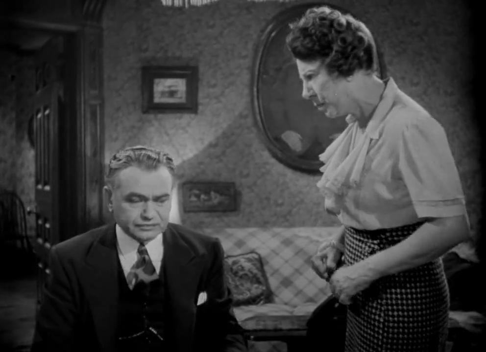 Edward G. Robinson and Rosalind Ivan in Scarlet Street (1945)