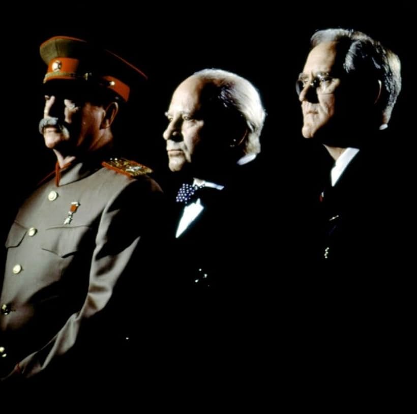 Michael Caine, Bob Hoskins, and John Lithgow in World War II: When Lions Roared (1994)