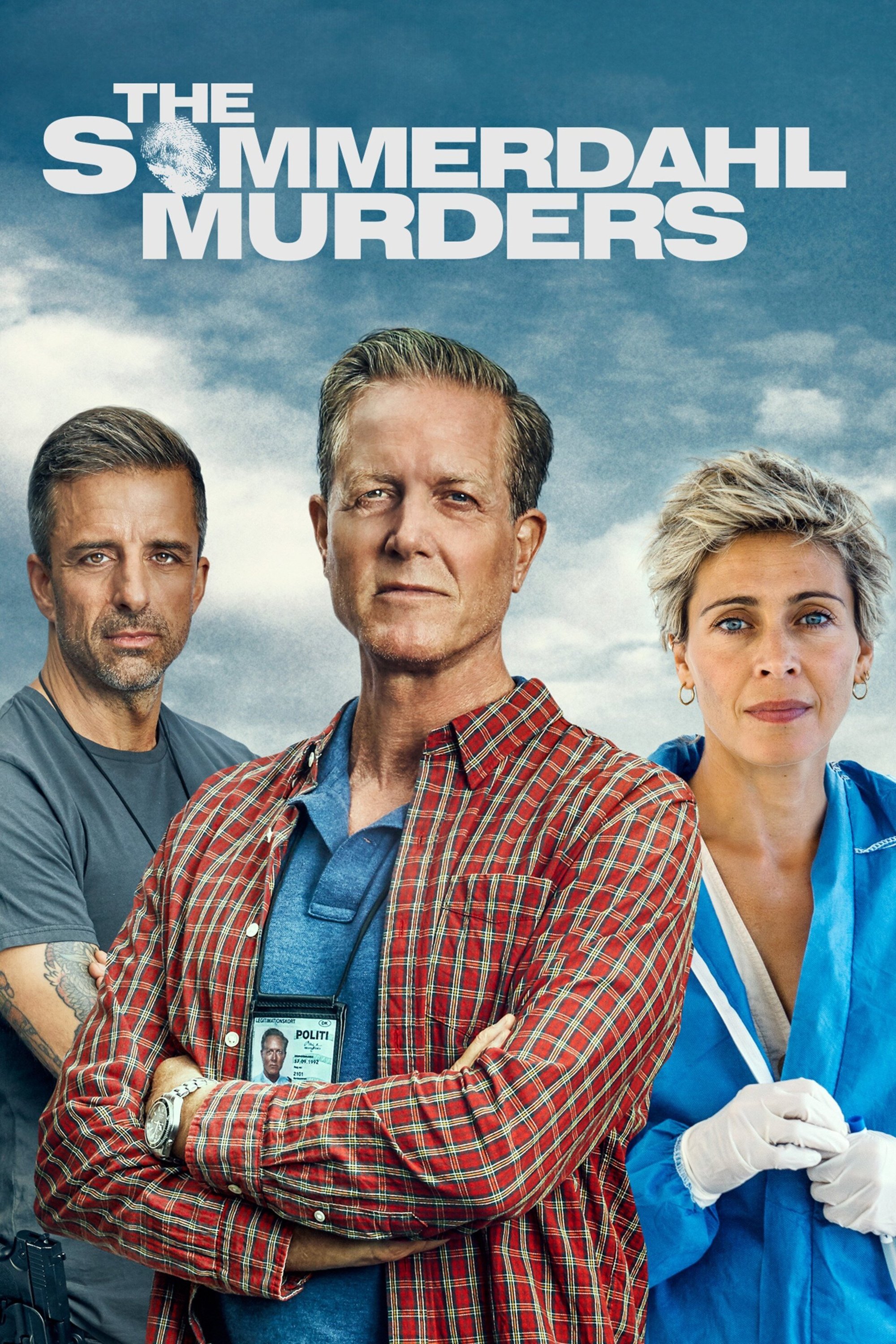 Laura Drasbæk, Peter Mygind, and André Babikian in The Sommerdahl Murders (2020)