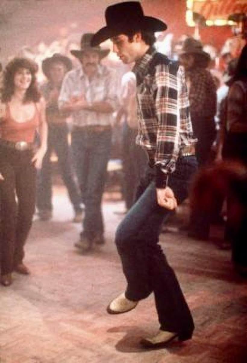 John Travolta and Debra Winger in Urban Cowboy (1980)