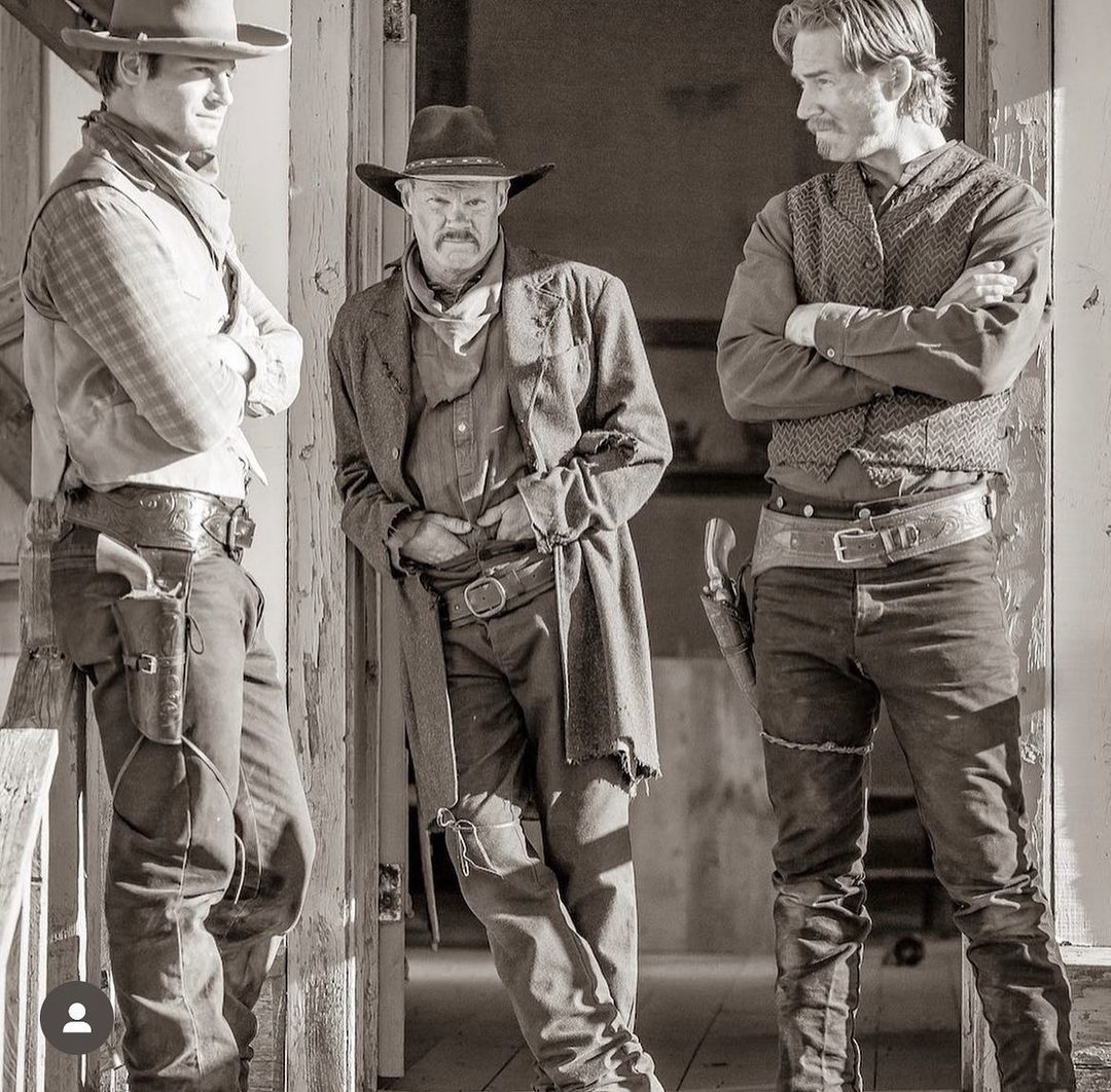 Geoff Meed, Jilon VanOver, and Ross Jirgl in Butch Cassidy and the Wild Bunch (2023)