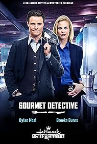 Brooke Burns and Dylan Neal in Gourmet Detective (2015)