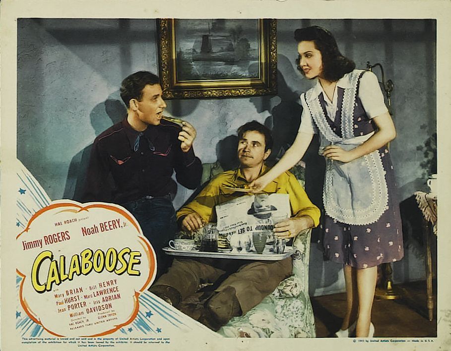 Noah Beery Jr., Mary Brian, and Jimmy Rogers in Calaboose (1943)