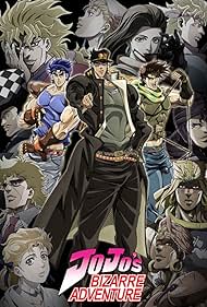 Unshô Ishizuka, Takehito Koyasu, Tomokazu Sugita, Daisuke Ono, Kenta Miyake, Daisuke Hirakawa, Kazuyuki Okitsu, and Fuminori Komatsu in JoJo's Bizarre Adventure (2012)