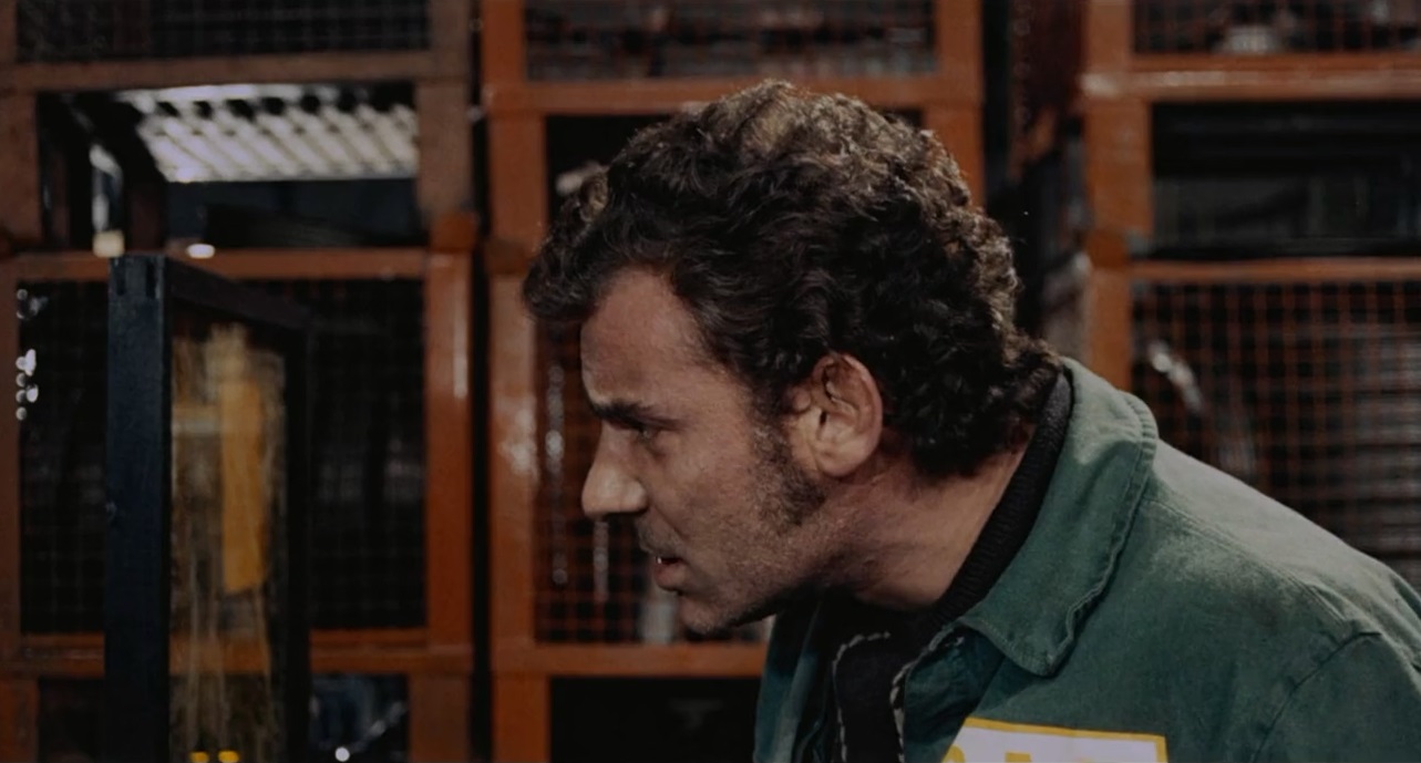 Gian Maria Volontè in The Working Class Goes to Heaven (1971)