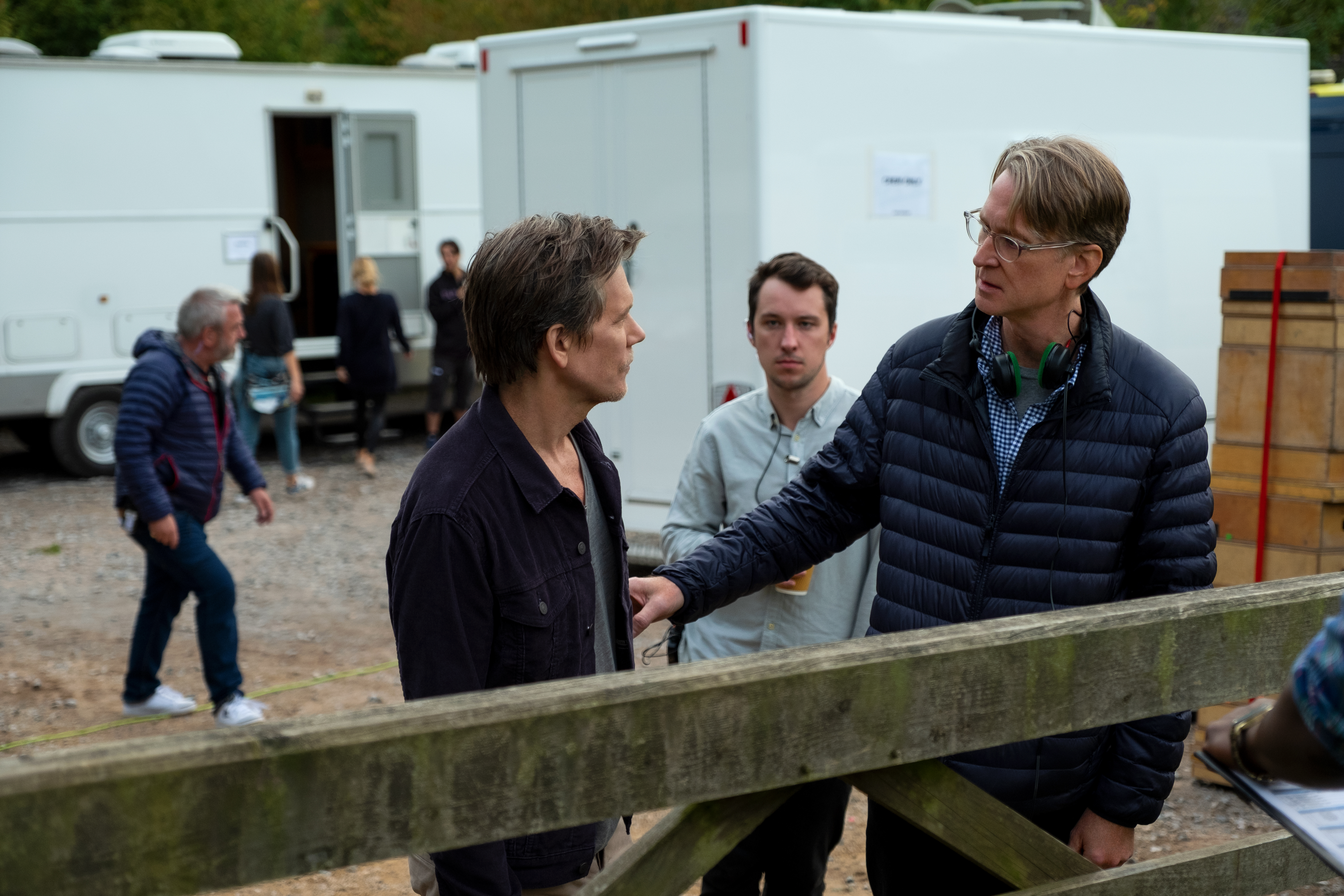 Kevin Bacon, David Koepp, and Eli Powers in You Should Have Left (2020)